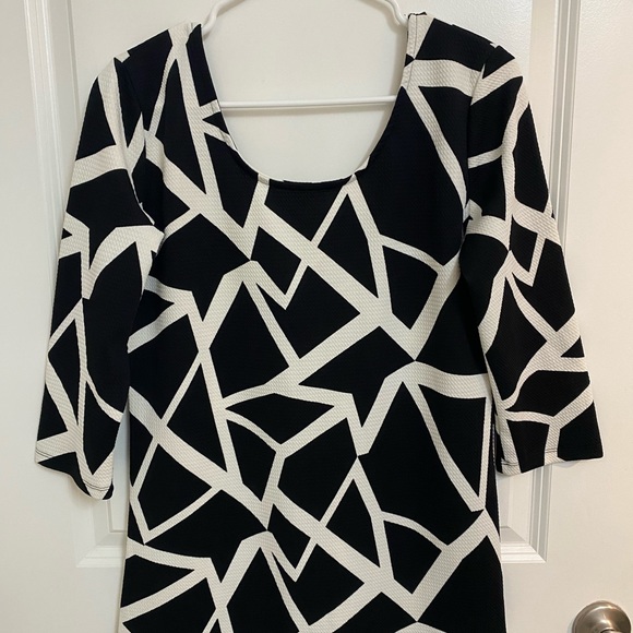 Y2K Da Moda Vintage Black and White Dress L Size - Picture 7 of 7